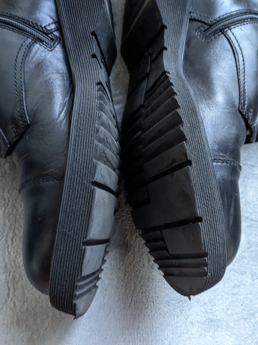 Prada combat boots